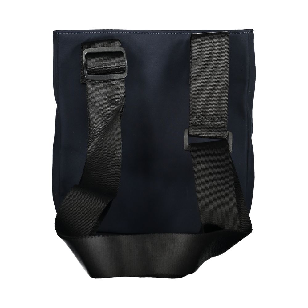 Blue Polyester Men Shoulder Bag - GLAMHUB BOUTIQUE 