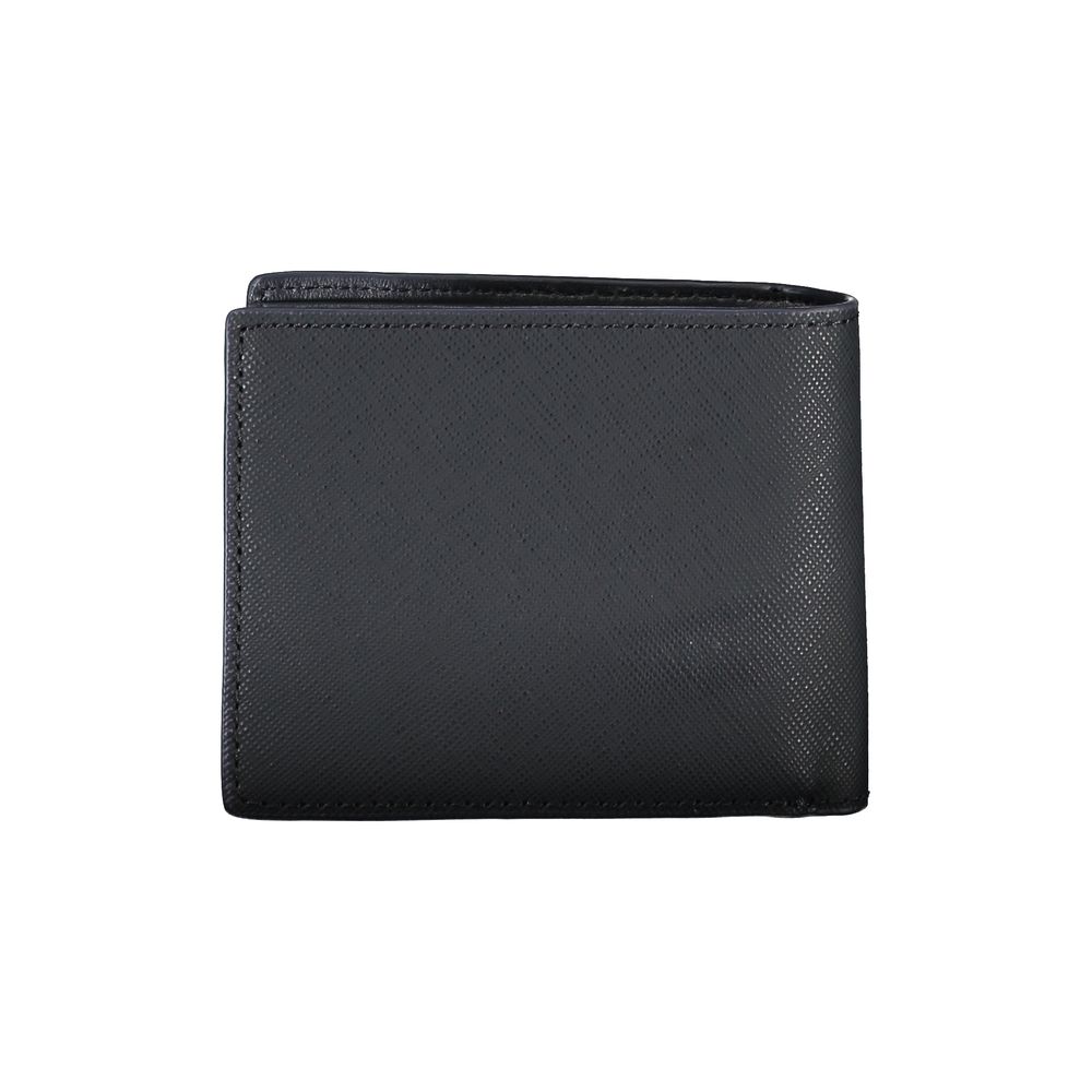 Blue Leather Men Wallet - GLAMHUB BOUTIQUE 