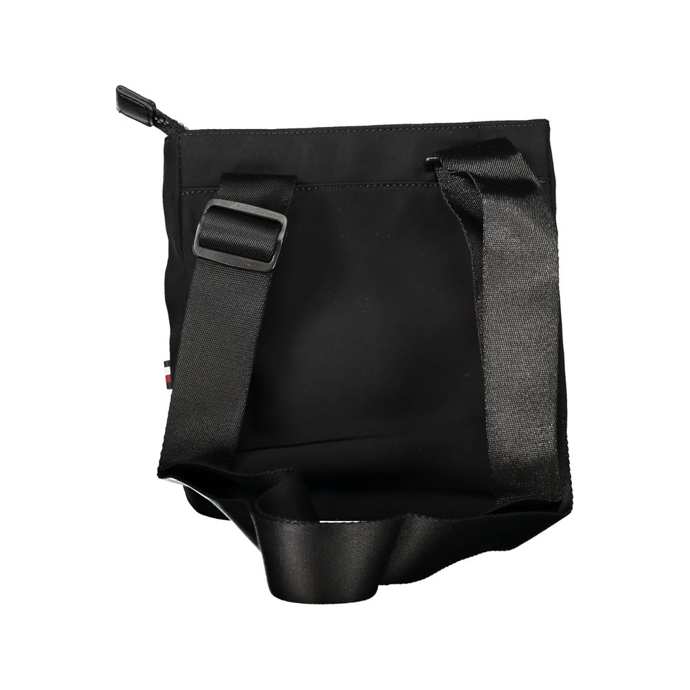 Black Polyester Men Shoulder Bag - GLAMHUB BOUTIQUE 