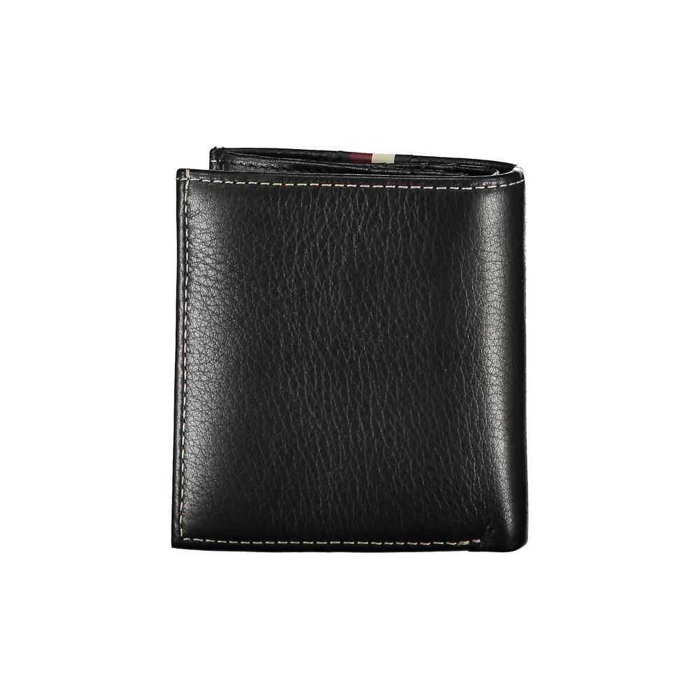 Black Leather Men Wallet - GLAMHUB BOUTIQUE 