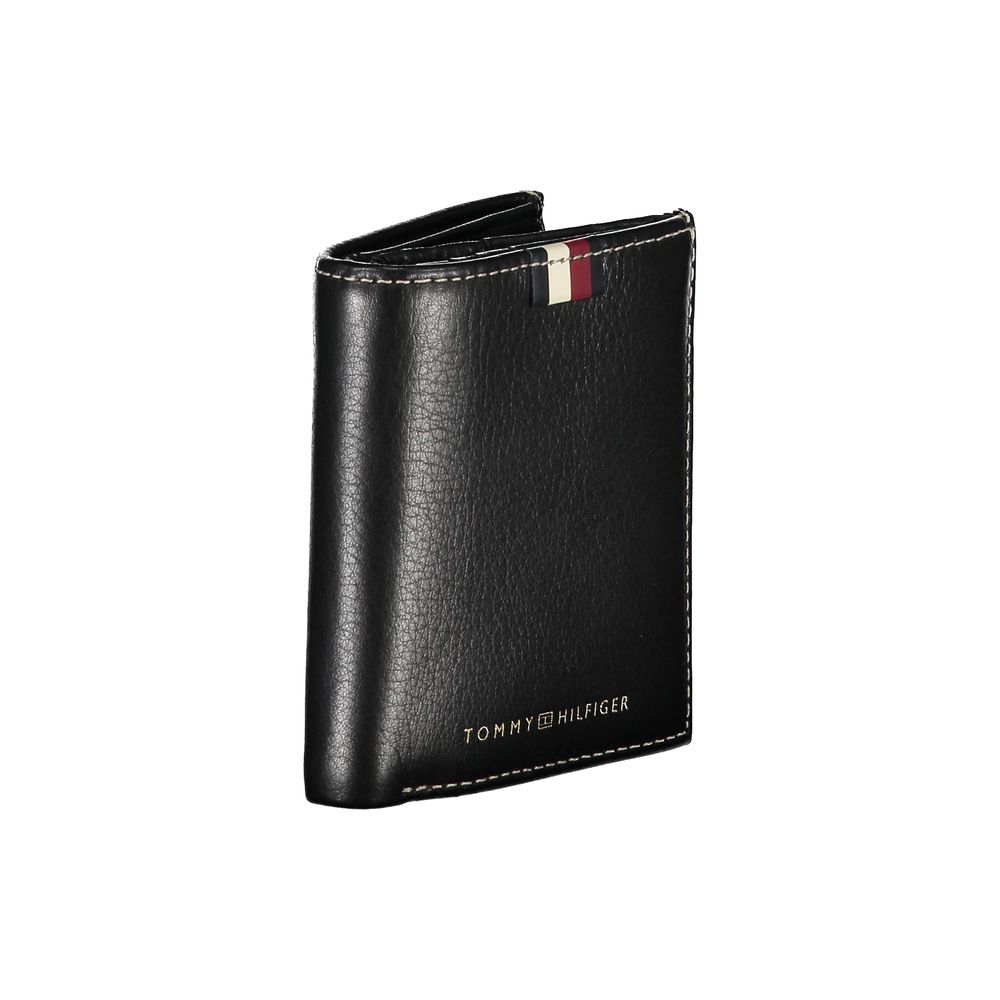 Black Leather Men Wallet - GLAMHUB BOUTIQUE 