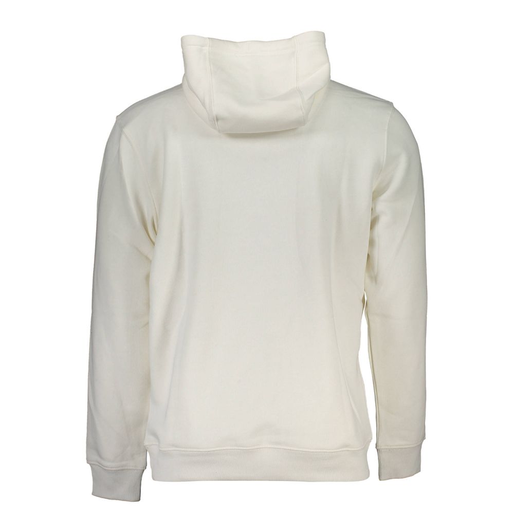 White Cotton Men Sweater - GLAMHUB BOUTIQUE 