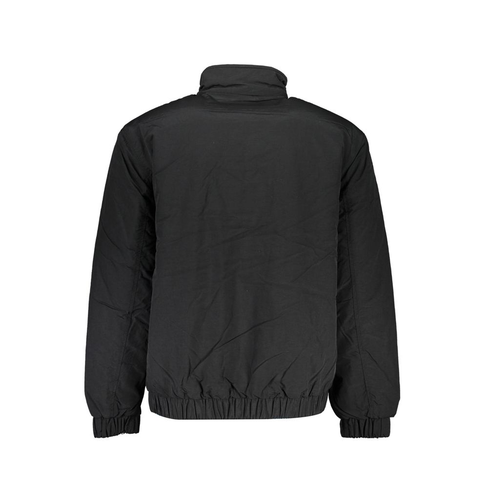 Black Polyester Men Jacket - GLAMHUB BOUTIQUE 