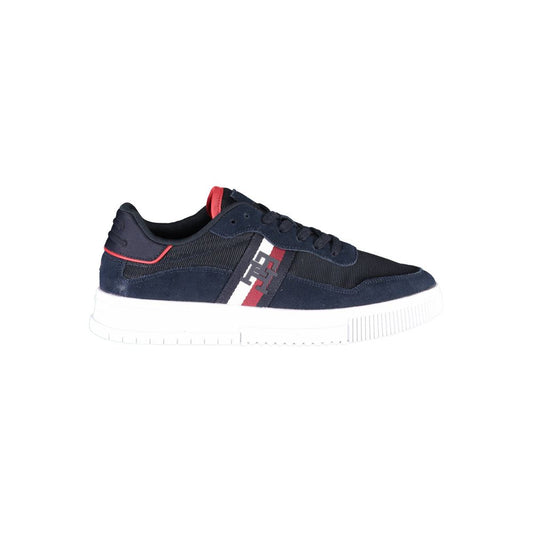 Blue Polyester Men Sneaker - GLAMHUB BOUTIQUE 