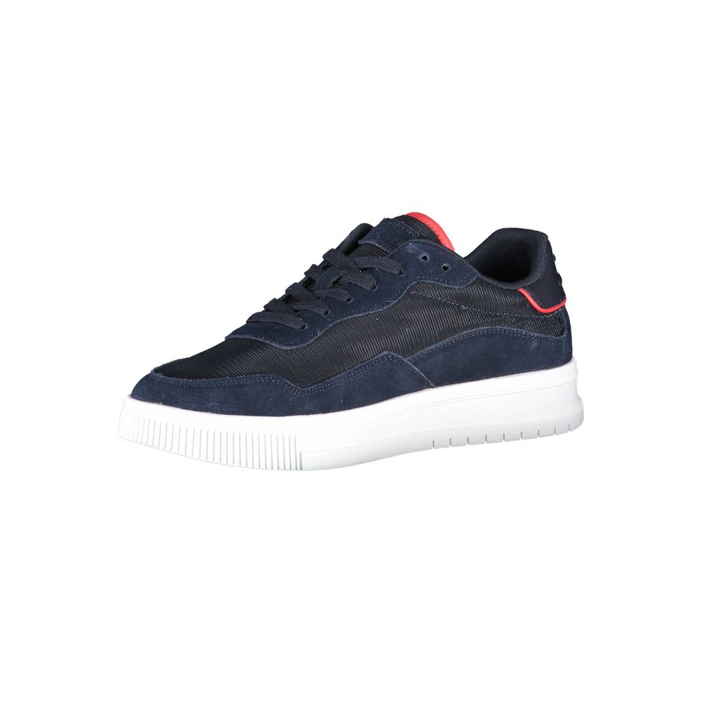 Blue Polyester Men Sneaker - GLAMHUB BOUTIQUE 