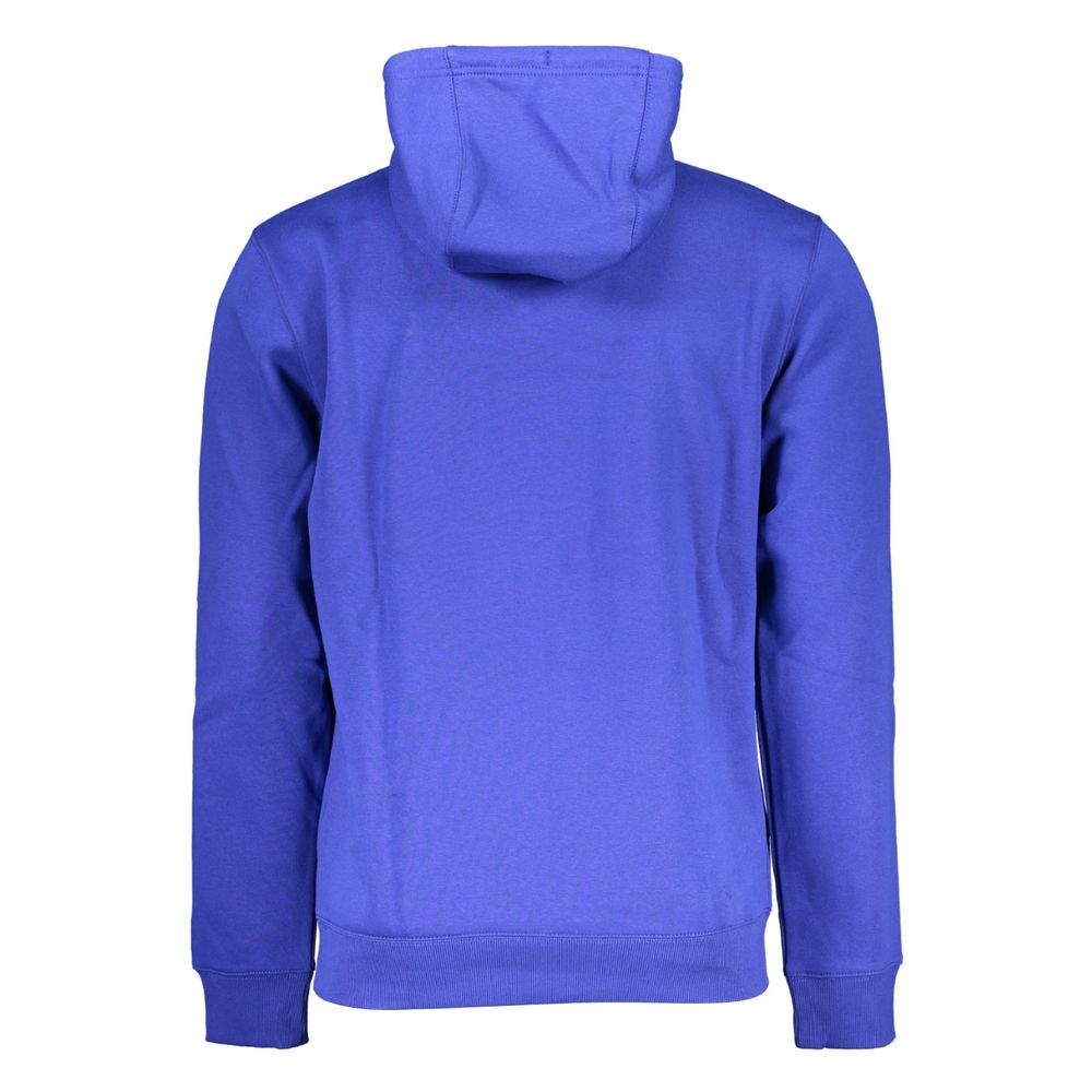 Blue Cotton Men Sweater - GLAMHUB BOUTIQUE 