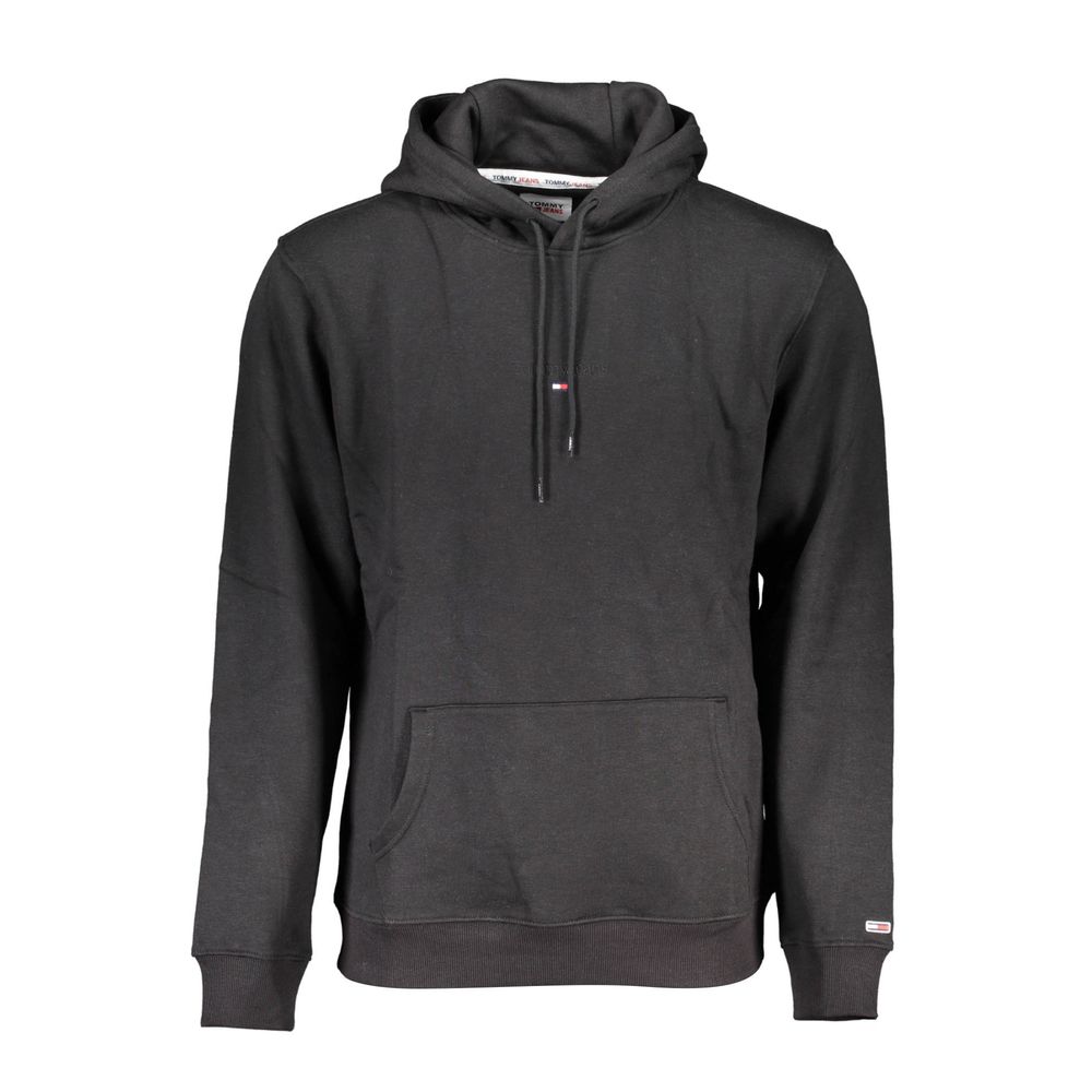 Black Cotton Men Sweatshirt - GLAMHUB BOUTIQUE 