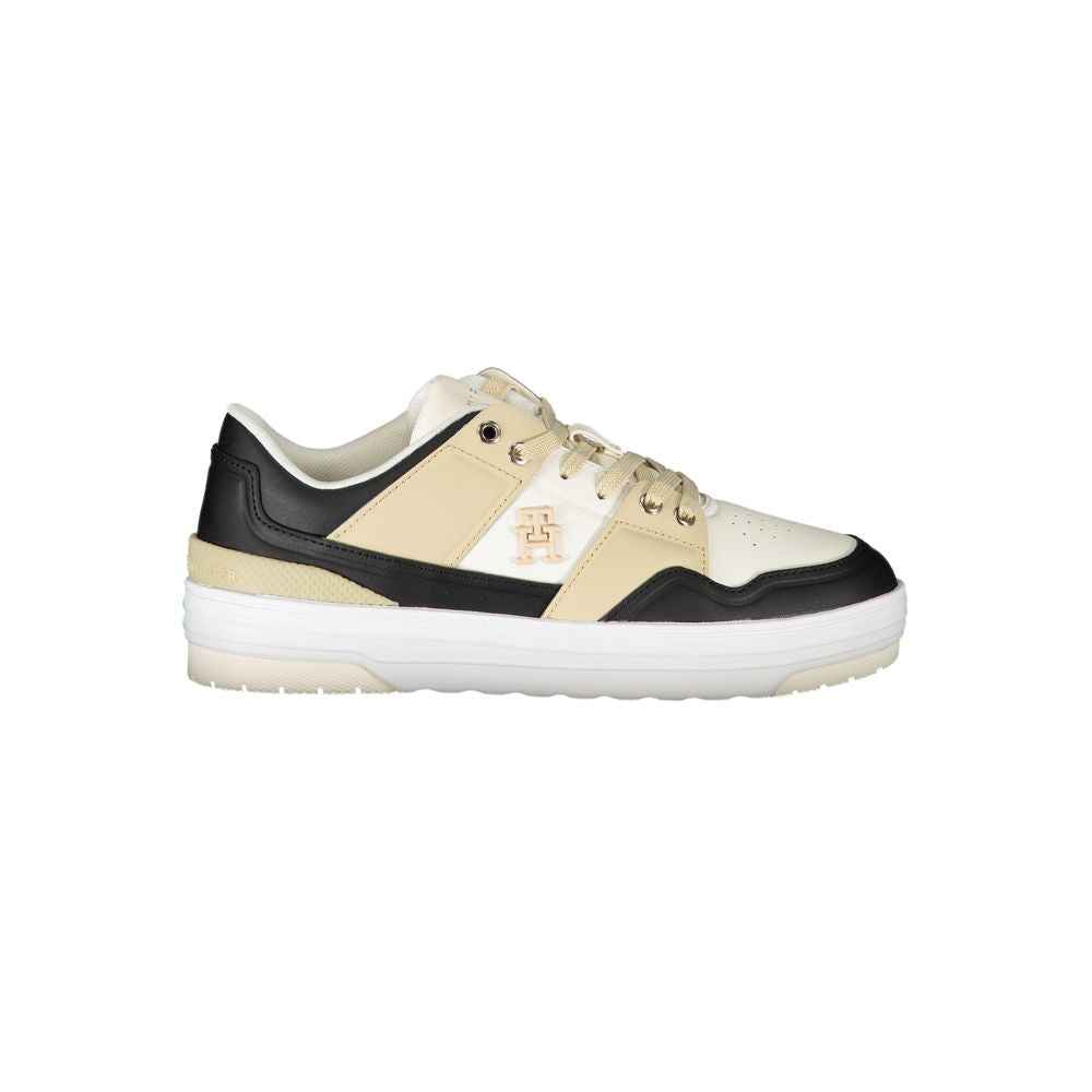 White Leather Women Sneaker - GLAMHUB BOUTIQUE 