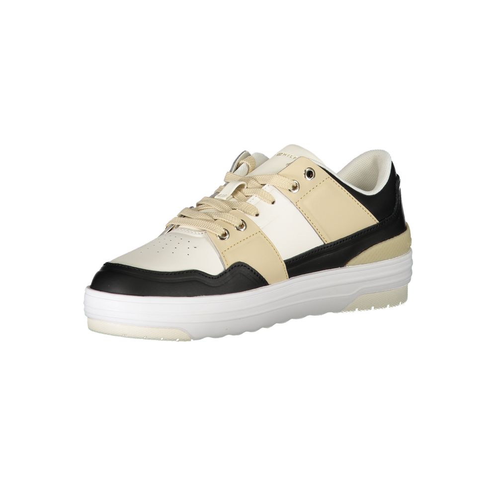 White Leather Women Sneaker - GLAMHUB BOUTIQUE 