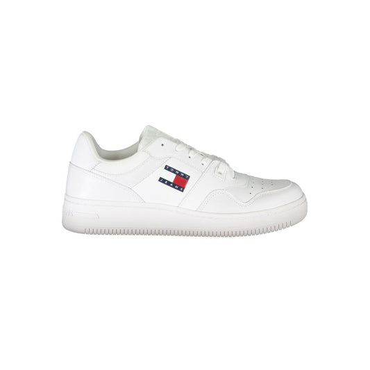 White Leather Men Sneaker - GLAMHUB BOUTIQUE 