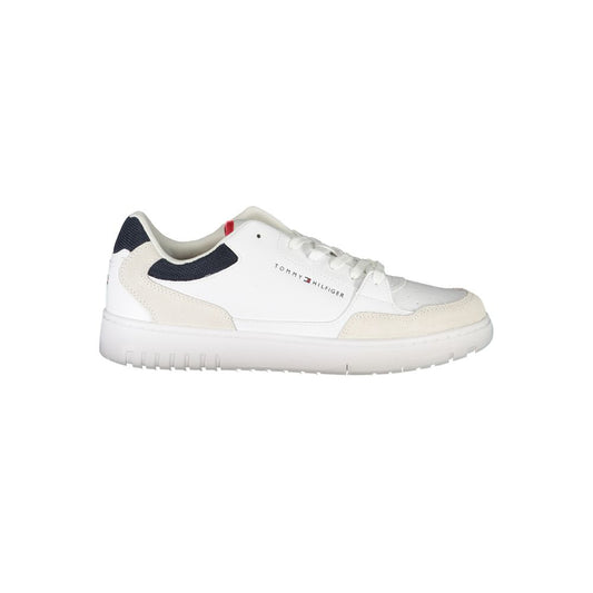 White Leather Men Sneaker - GLAMHUB BOUTIQUE 