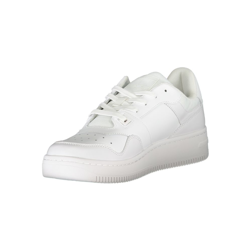 White Leather Men Sneaker - GLAMHUB BOUTIQUE 