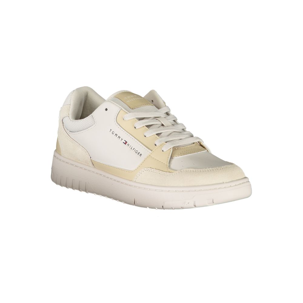 Beige Polyethylene Men Sneaker - GLAMHUB BOUTIQUE 