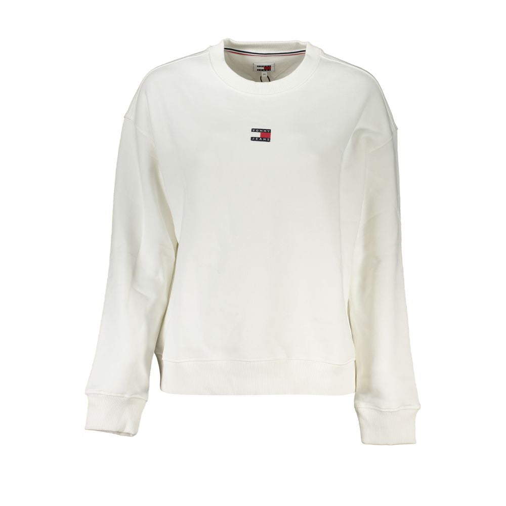 White Cotton Women Sweater - GLAMHUB BOUTIQUE 