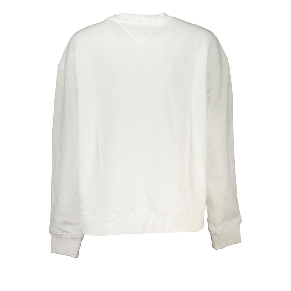 White Cotton Women Sweater - GLAMHUB BOUTIQUE 