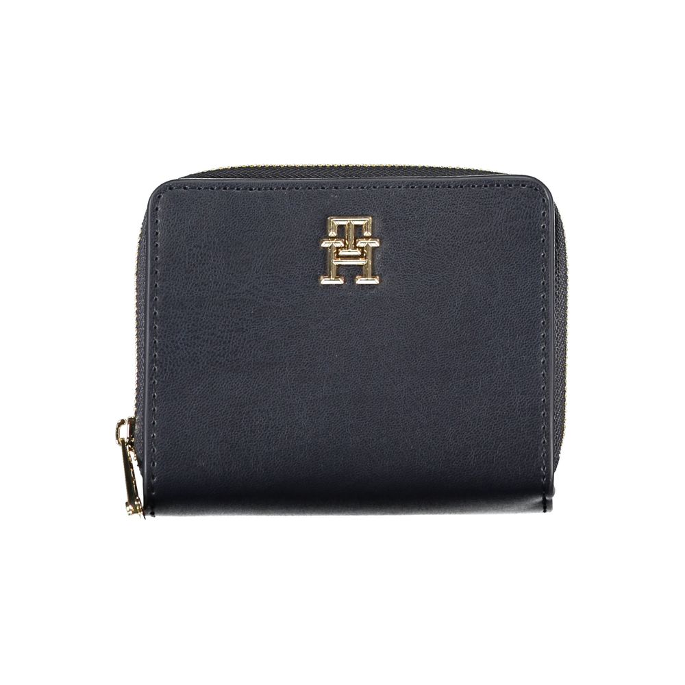 Sleek Blue Polyethylene Wallet - GLAMHUB BOUTIQUE 