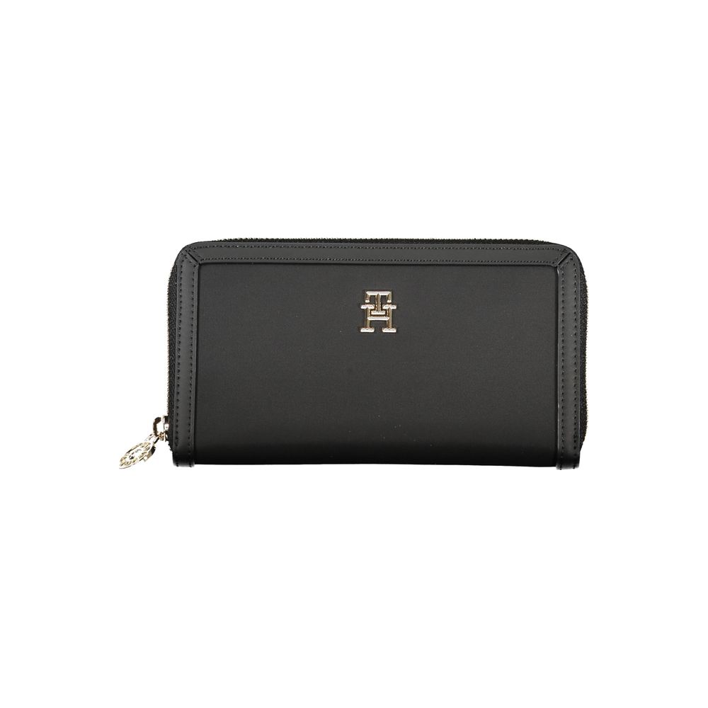 Chic Black Multi-Compartment Wallet - GLAMHUB BOUTIQUE 