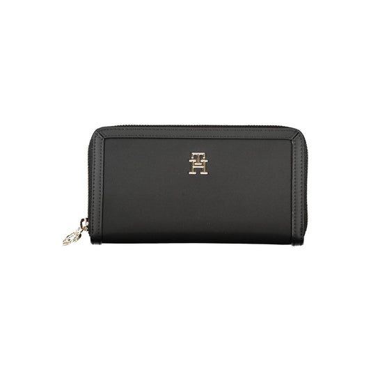 Chic Black Multi-Compartment Wallet - GLAMHUB BOUTIQUE 