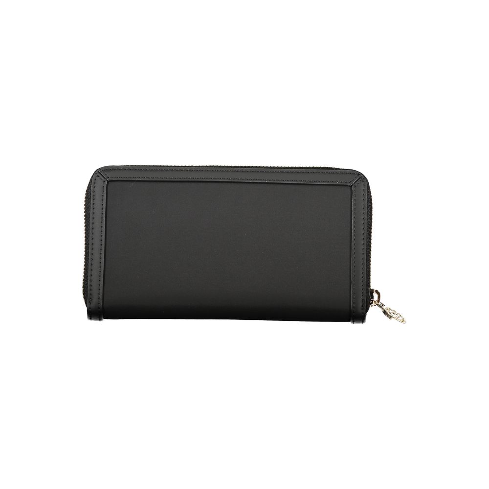 Chic Black Multi-Compartment Wallet - GLAMHUB BOUTIQUE 