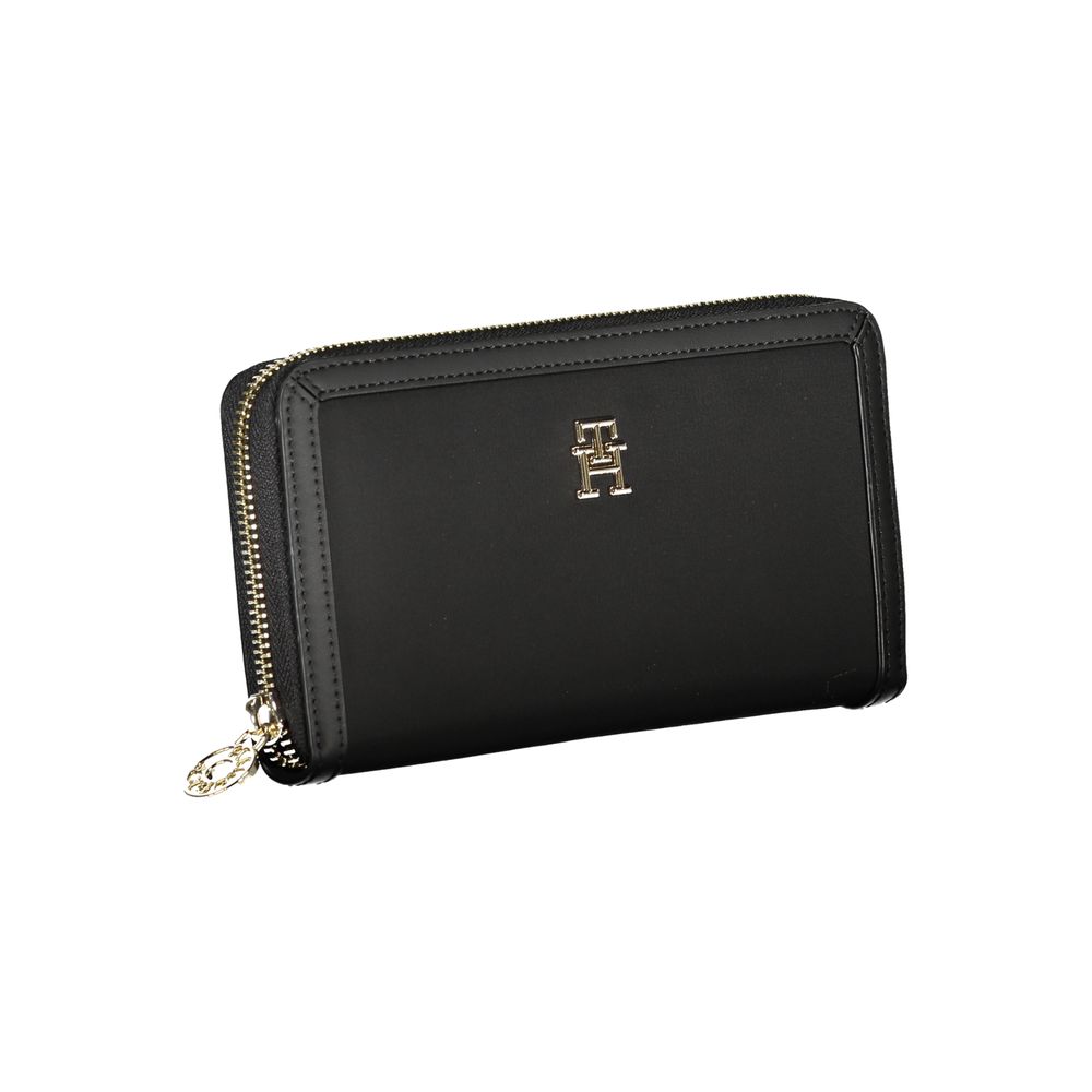 Chic Black Multi-Compartment Wallet - GLAMHUB BOUTIQUE 