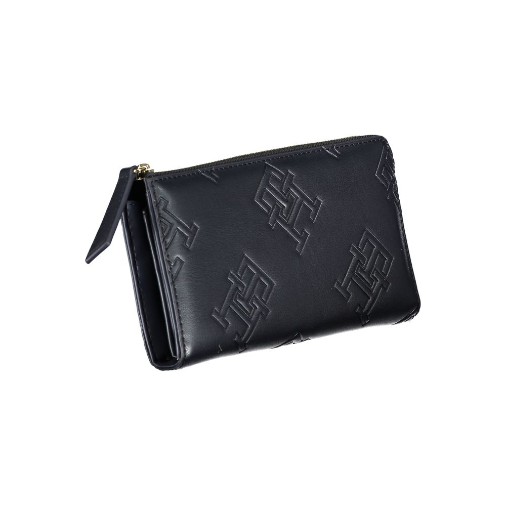 Elegant Blue Zip-Around Wallet - GLAMHUB BOUTIQUE 