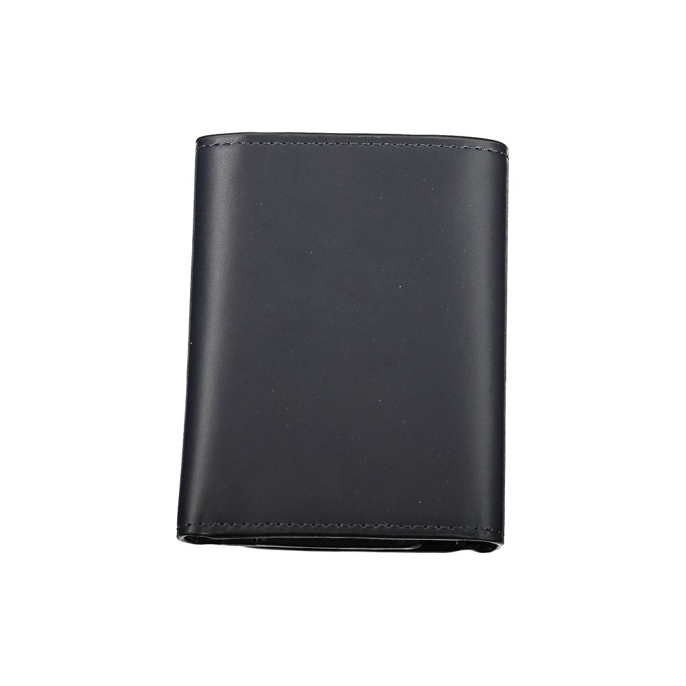 Elegant Blue Leather Wallet for Men - GLAMHUB BOUTIQUE 