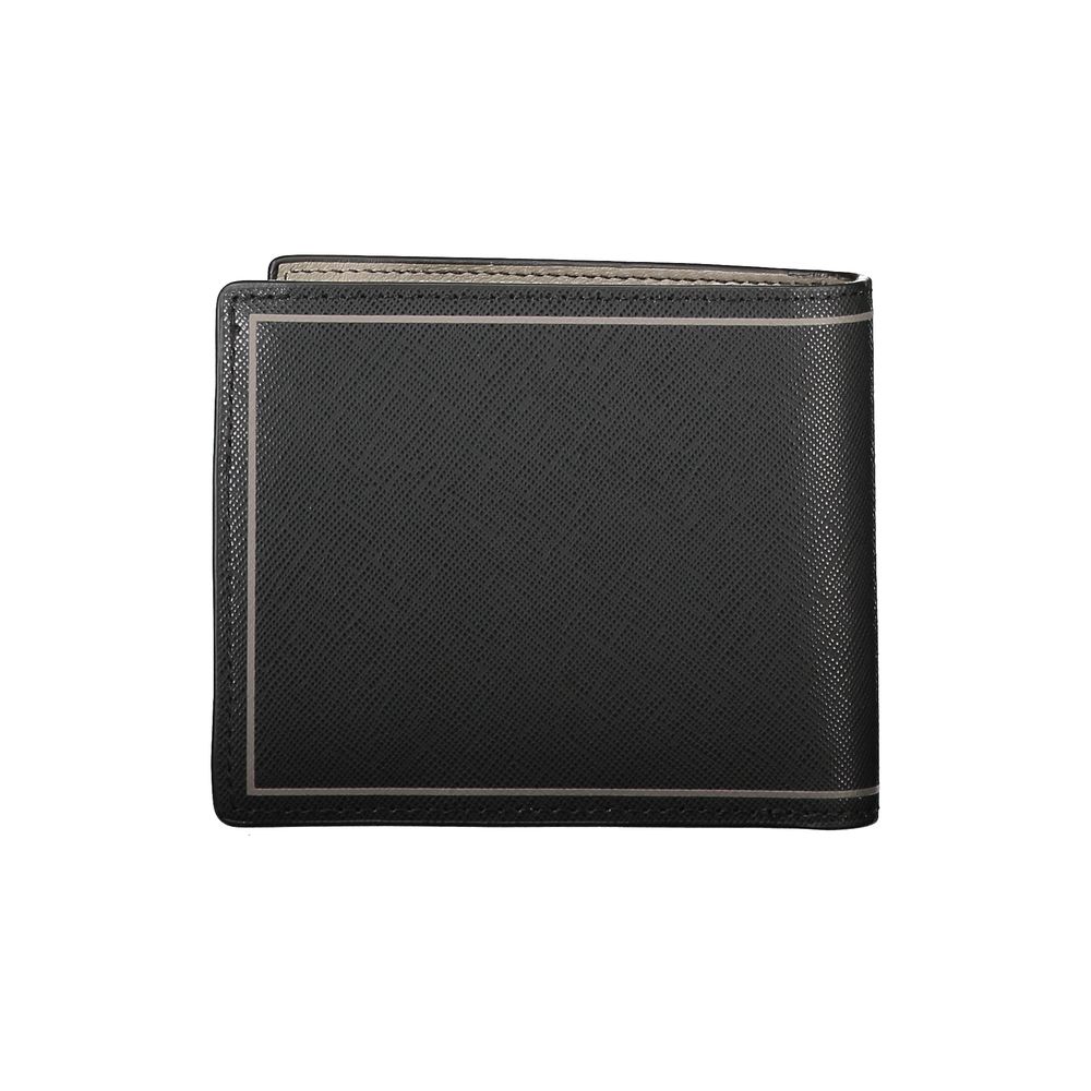 Elegant Black Leather Bifold Wallet - GLAMHUB BOUTIQUE 