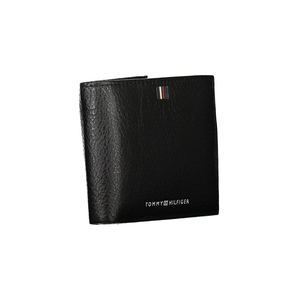 Sleek Black Leather Wallet with Ample Storage - GLAMHUB BOUTIQUE 