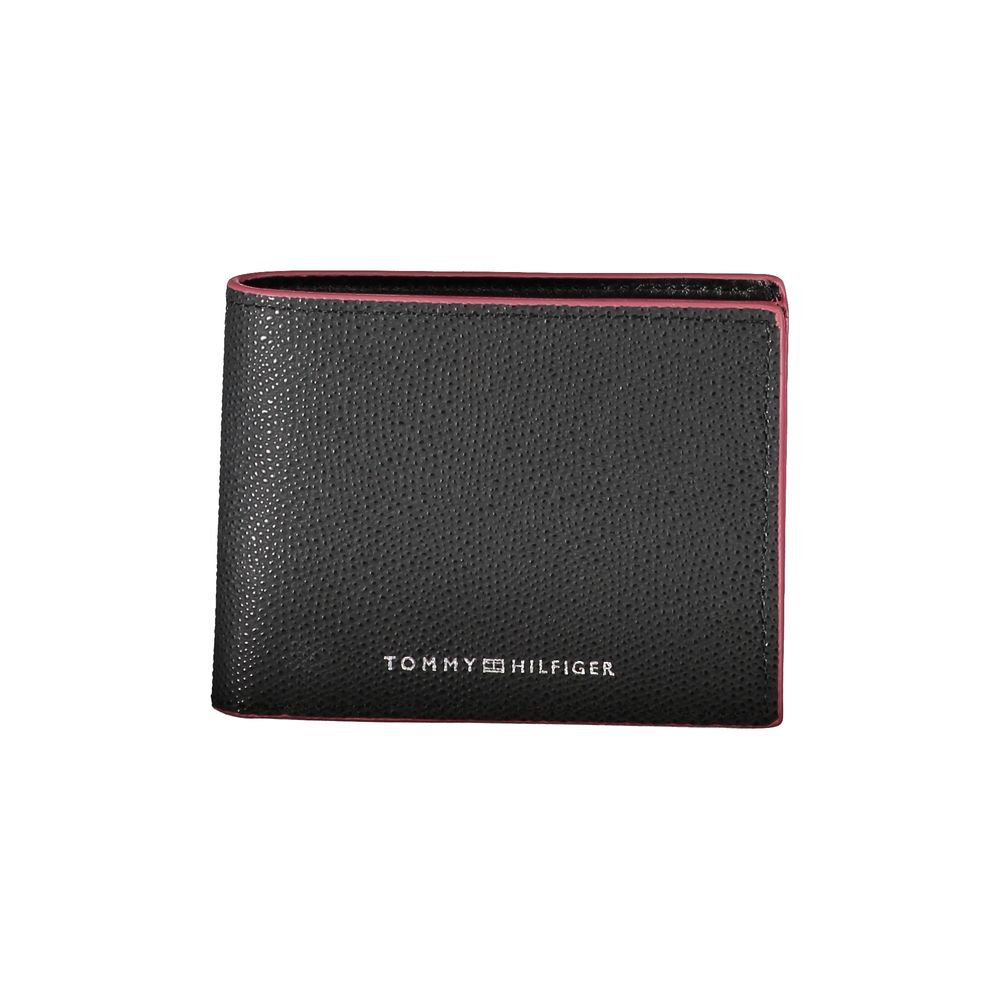 Elegant Leather Bifold Wallet with Contrast Accents - GLAMHUB BOUTIQUE 