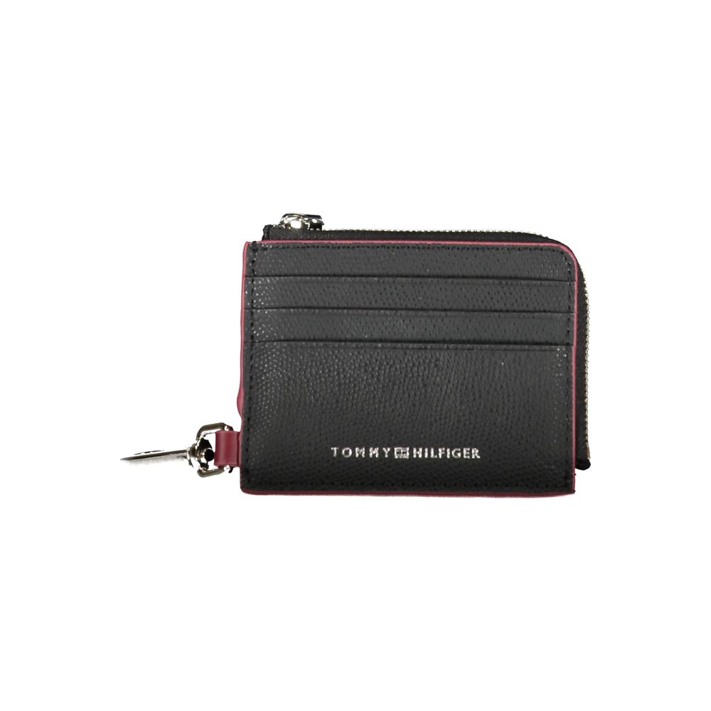 Chic Leather Card Holder with Snap Hook - GLAMHUB BOUTIQUE 