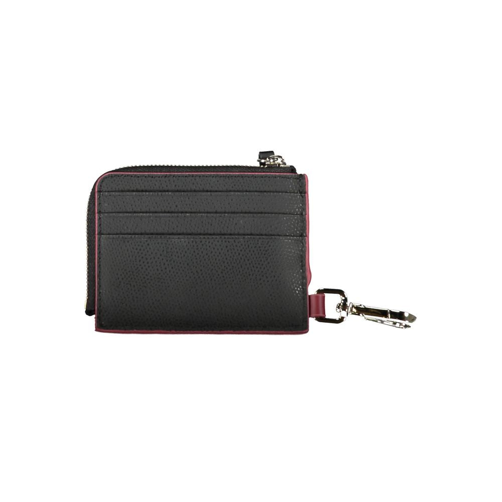 Chic Leather Card Holder with Snap Hook - GLAMHUB BOUTIQUE 