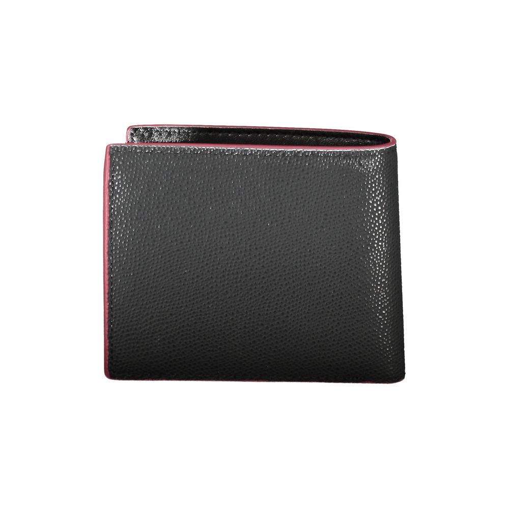 Elegant Black Leather Wallet - GLAMHUB BOUTIQUE 