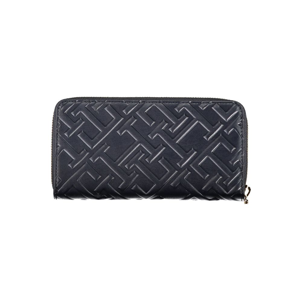 Elegant Blue Tri-Compartment Wallet - GlamHub Luxury and Icon Brand Clothing