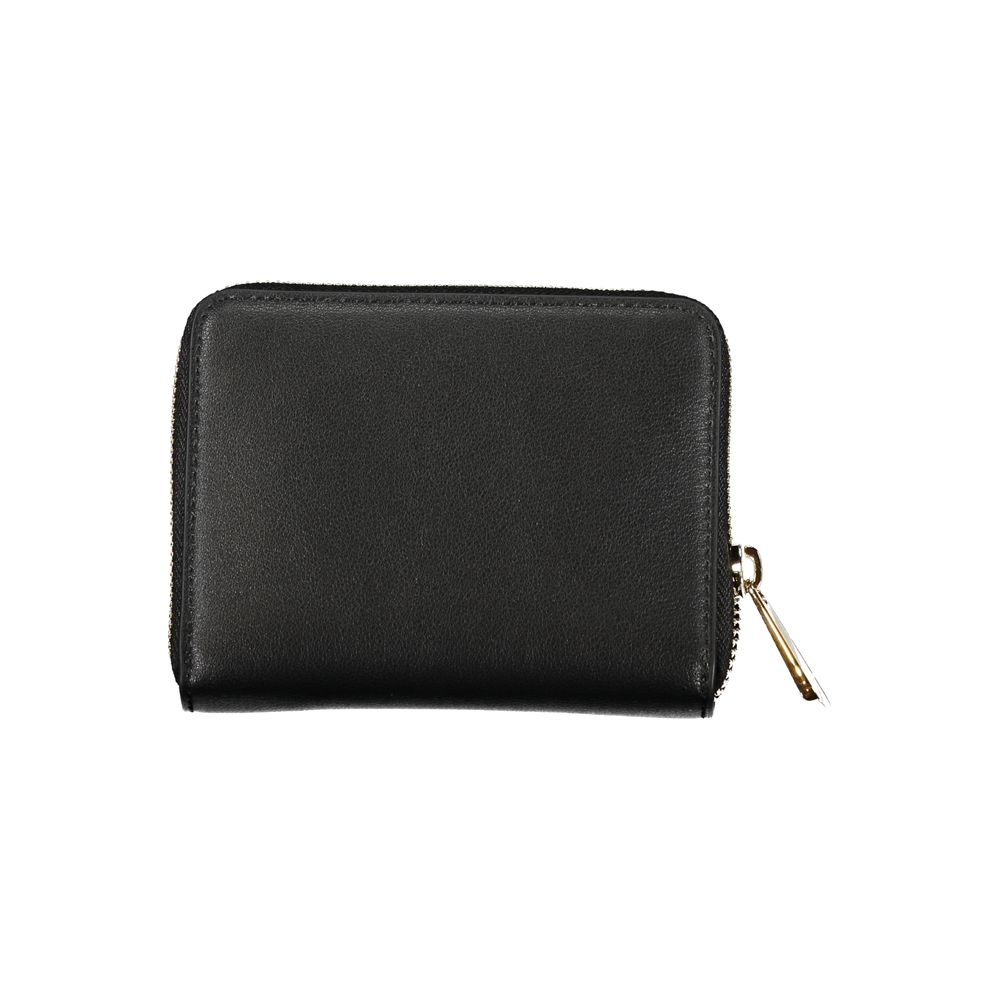 Elegant Black Multi-Compartment Wallet - GLAMHUB BOUTIQUE 