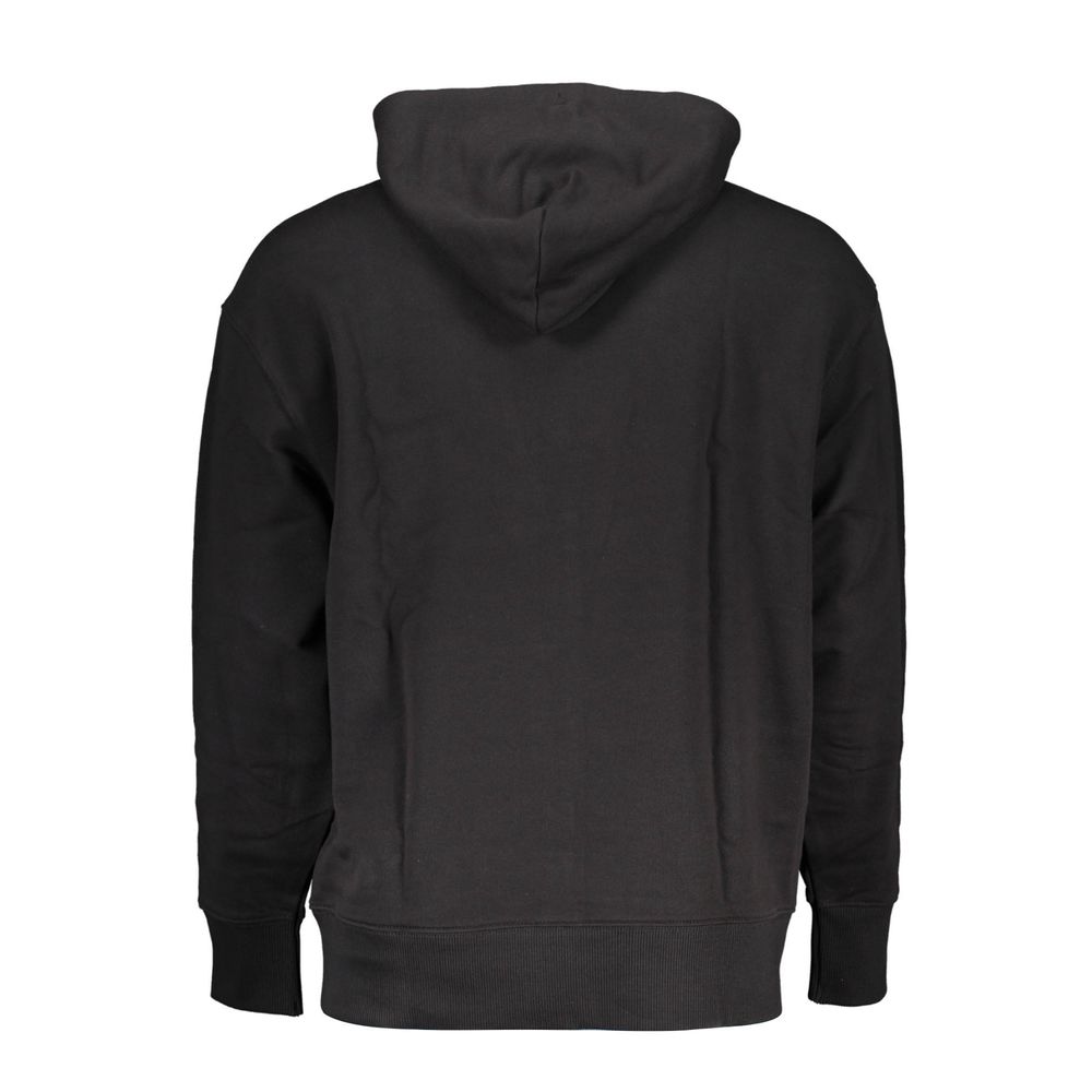 Sleek Cotton Hooded Sweatshirt with Logo - GLAMHUB BOUTIQUE 