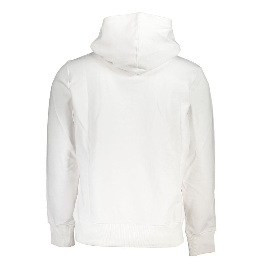 Elevated Fleece Hooded Sweatshirt in White - GLAMHUB BOUTIQUE 