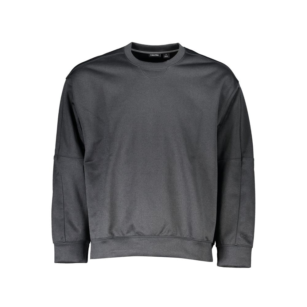 Sleek Crew Neck Tech Sweatshirt - GLAMHUB BOUTIQUE 