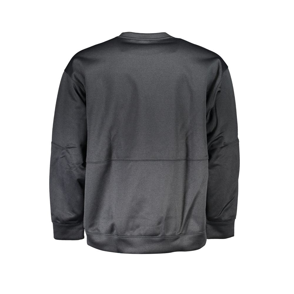 Sleek Crew Neck Tech Sweatshirt - GLAMHUB BOUTIQUE 