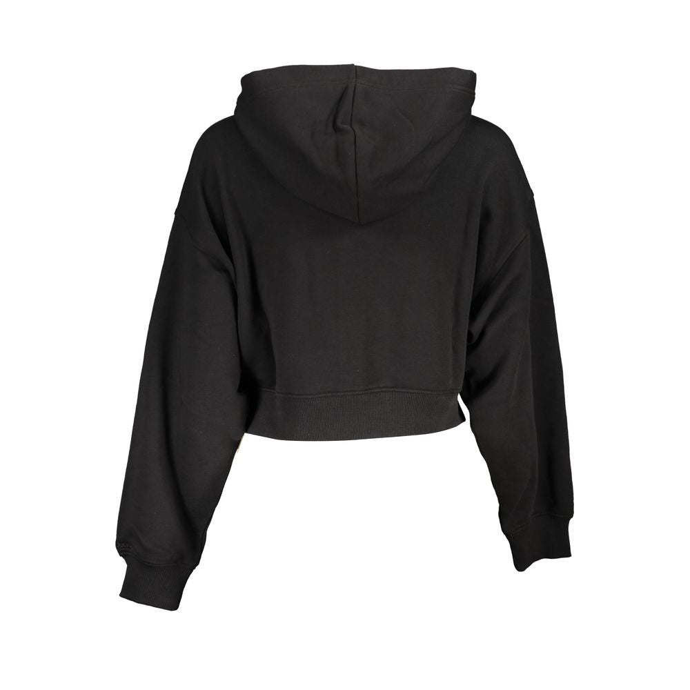 Chic Hooded Sweatshirt in Timeless Black - GLAMHUB BOUTIQUE 