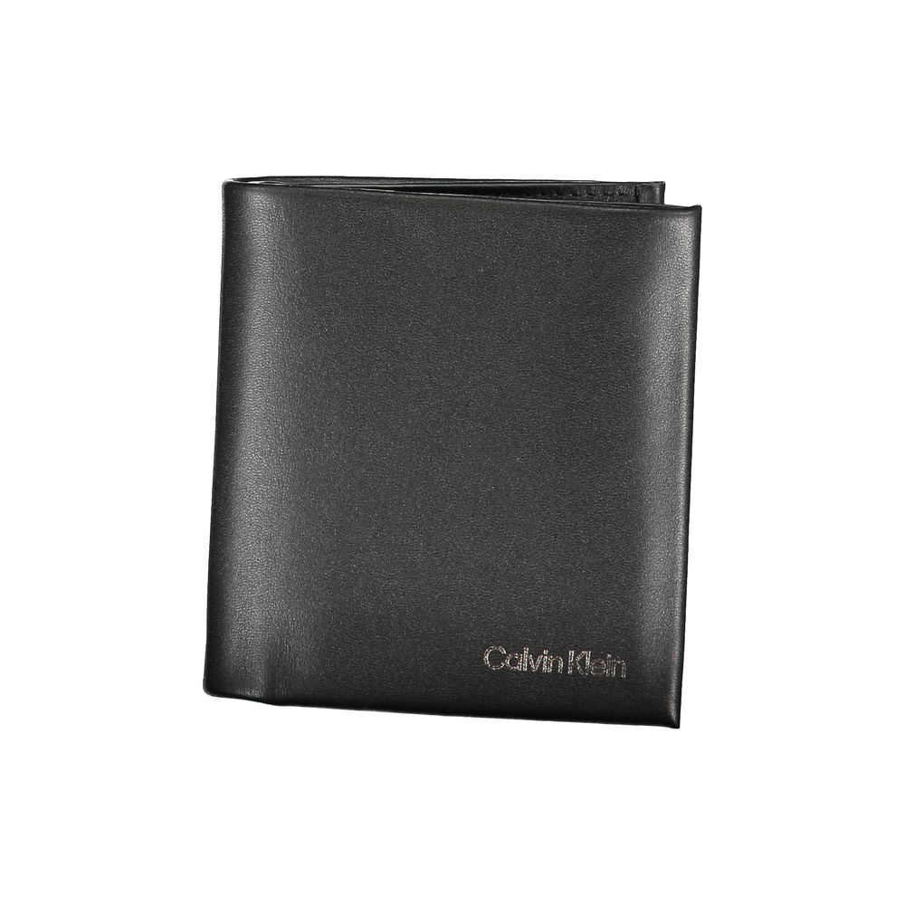 Sleek Black RFID-Secure Men's Wallet - GLAMHUB BOUTIQUE 