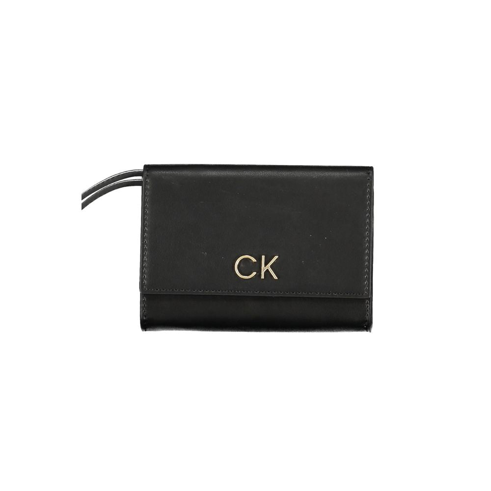 Sleek Compact Designer Wallet in Black - GLAMHUB BOUTIQUE 