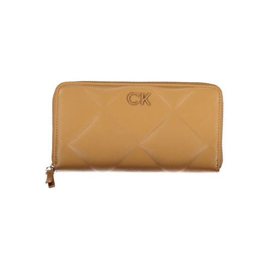 Elegant Brown Polyester Wallet with RFID Block - GLAMHUB BOUTIQUE 