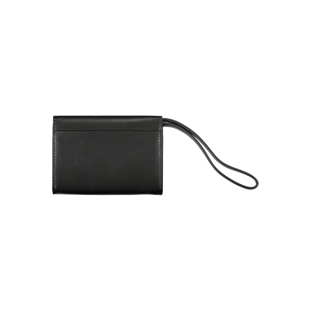 Sleek Compact Designer Wallet in Black - GLAMHUB BOUTIQUE 