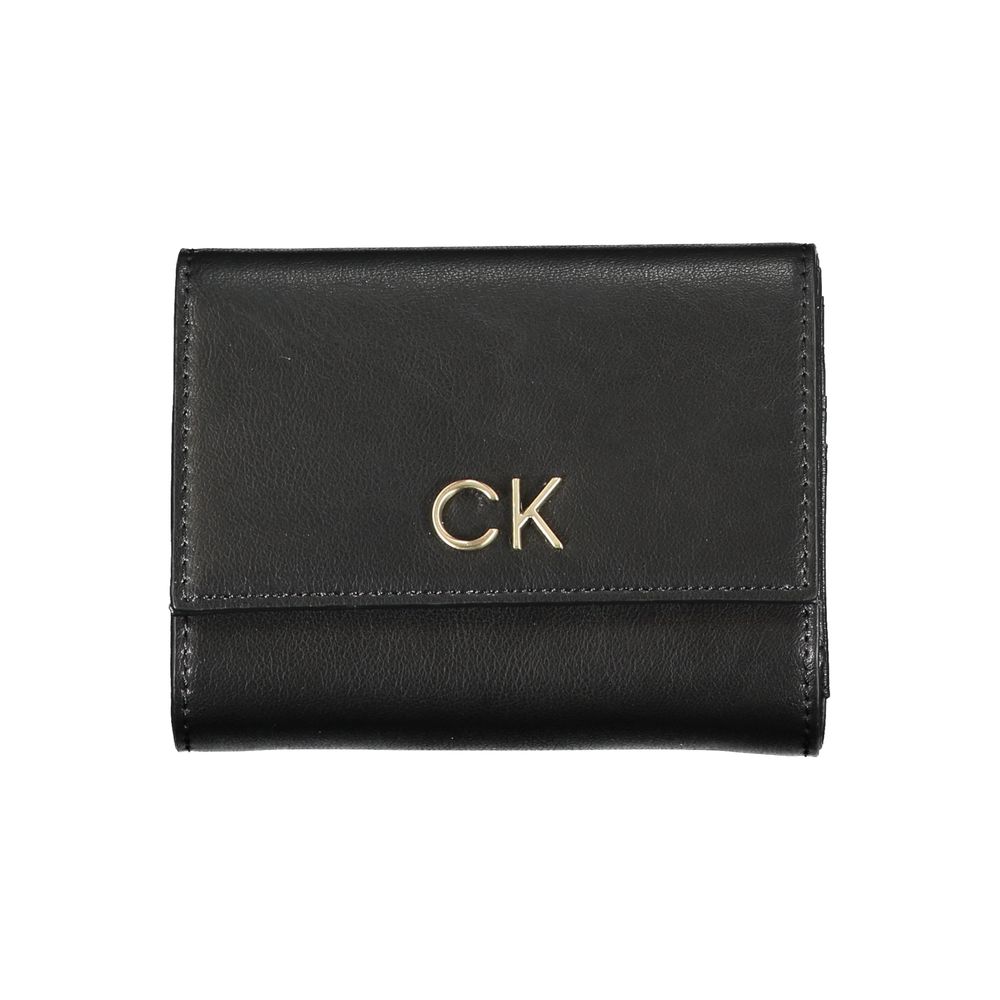 Elegant Black RFID-Safe Wallet - GLAMHUB BOUTIQUE 