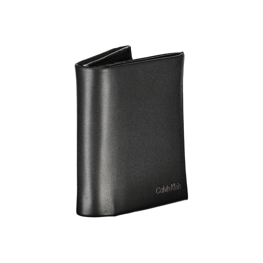 Sleek Black RFID-Secure Men's Wallet - GLAMHUB BOUTIQUE 