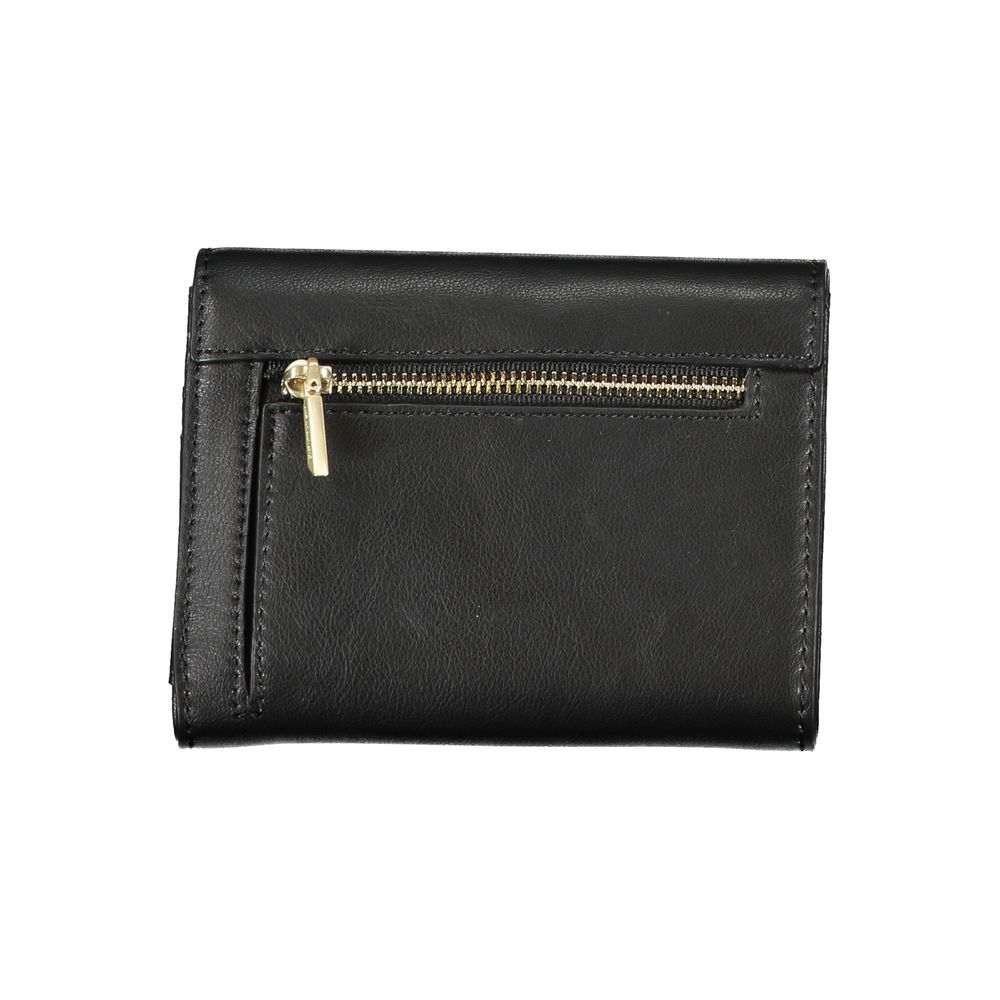 Elegant Black RFID-Safe Wallet - GLAMHUB BOUTIQUE 