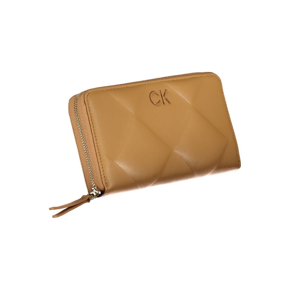 Elegant Brown Polyester Wallet with RFID Block - GLAMHUB BOUTIQUE 