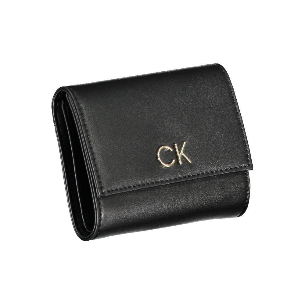 Elegant Black RFID-Safe Wallet - GLAMHUB BOUTIQUE 