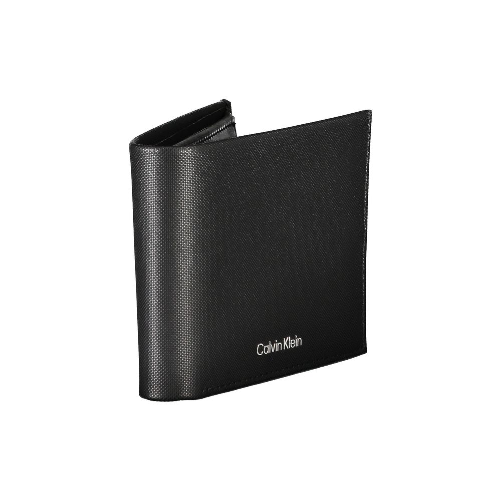 Elegant Black Leather Wallet with RFID Blocking - GLAMHUB BOUTIQUE 