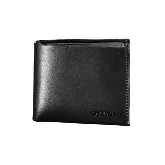 Sleek Double-Slot Leather Wallet with RFID Block - GLAMHUB BOUTIQUE 